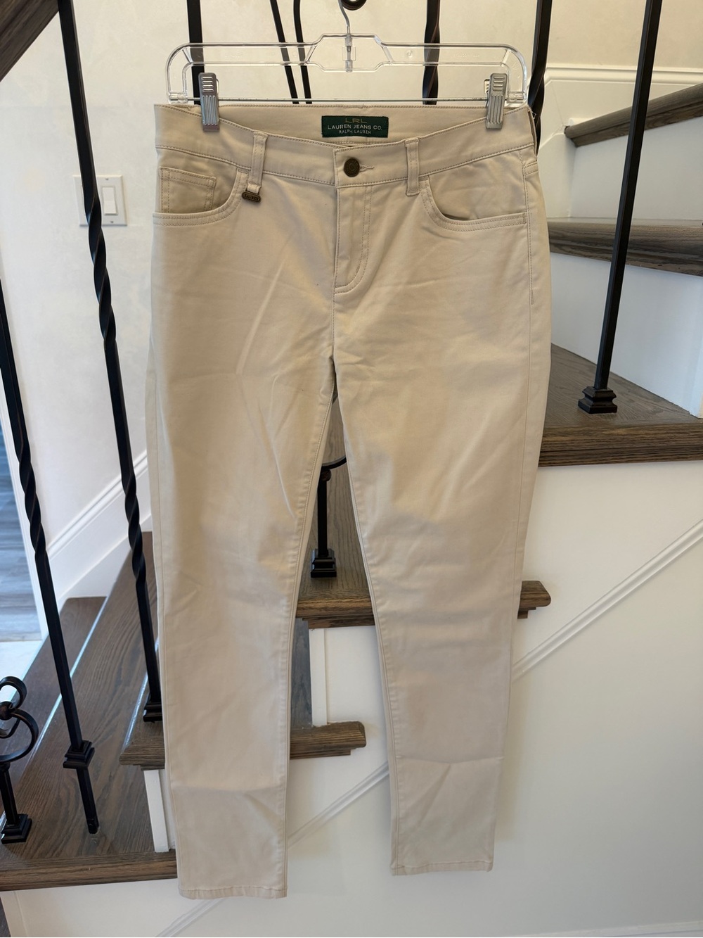 Lauren Ralph Lauren Tan Beige Skinny Pants / Chinos Size US 4